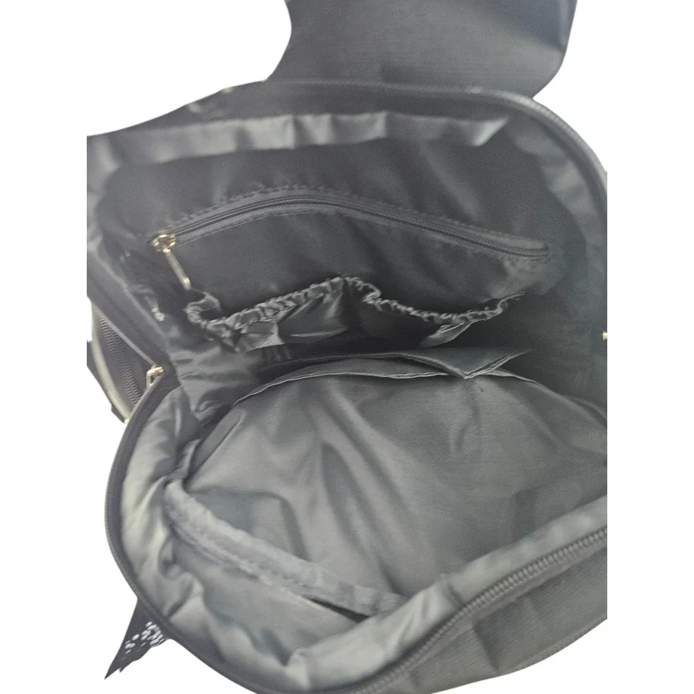 Eddie Bauer First Adventure‎ Diaper Backpack Bag Black Convertible Organizer